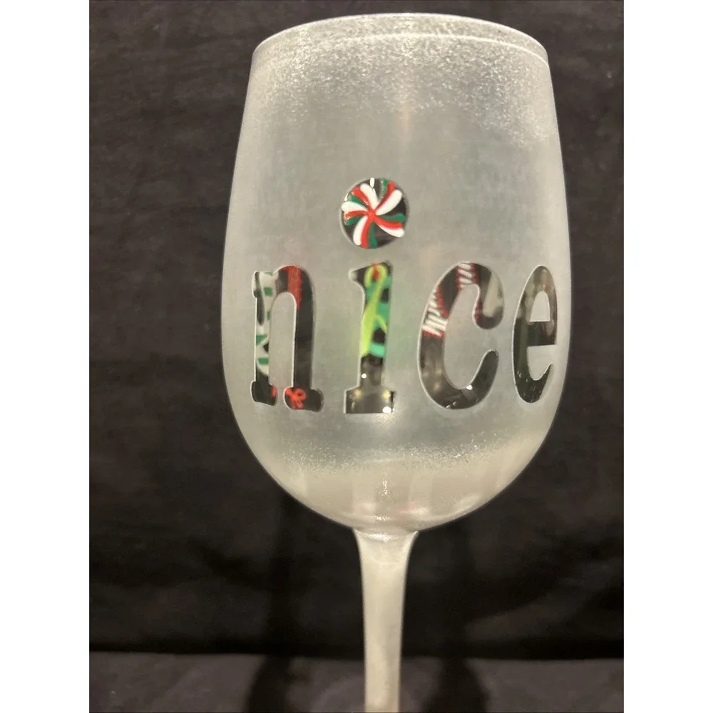 Lolita‎ Naughty And Nice Christmas Wine Glass In Box Love My Wine
